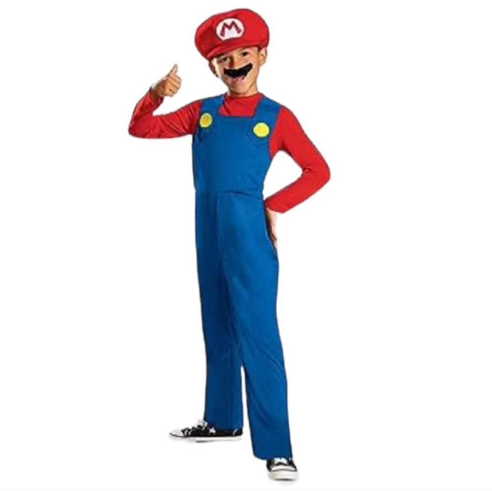 Boy's Super Mario Costume Set